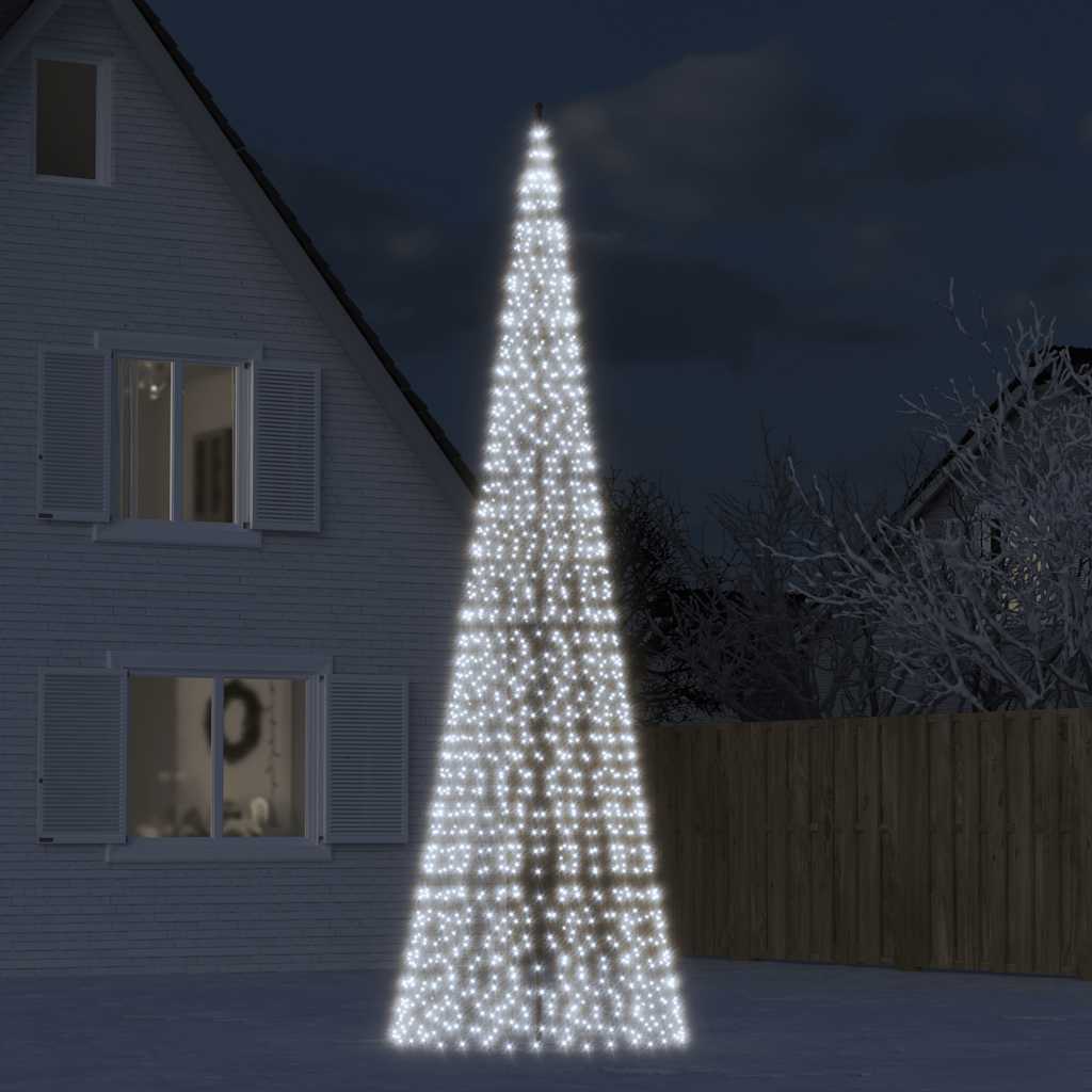 LED árvore de natal 1534 leds branco frio 500 cm