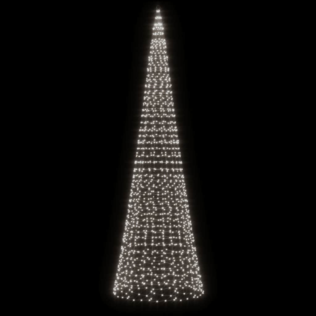 LED árvore de natal 1534 leds branco frio 500 cm
