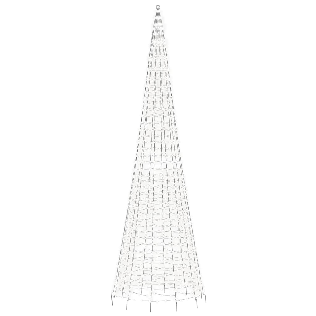 LED árvore de natal 1534 leds branco frio 500 cm