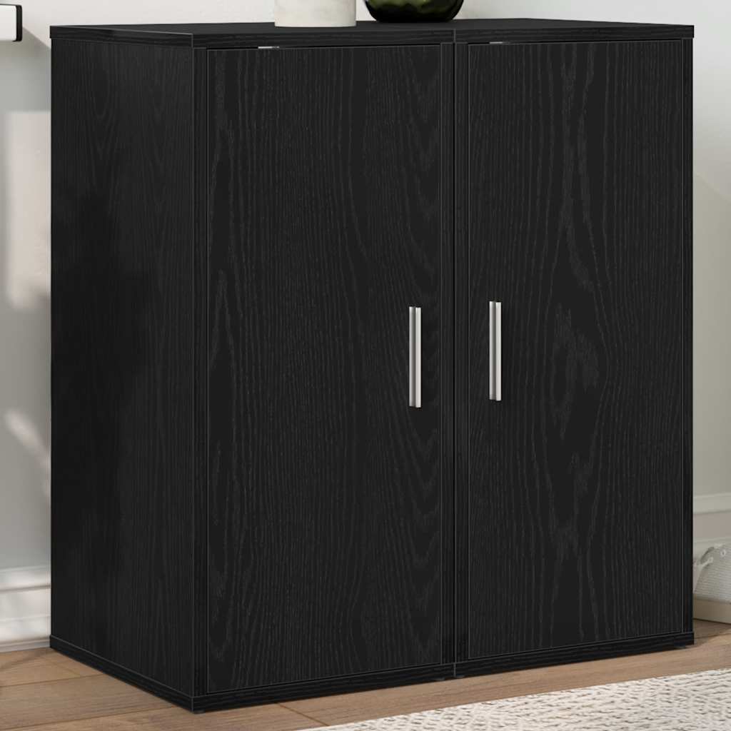 Sapateiras 2 pcs 32x35x70 derivados madeira carvalho preto
