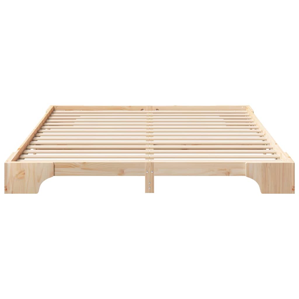 Estrutura da cama castanho 200 x 210 cm