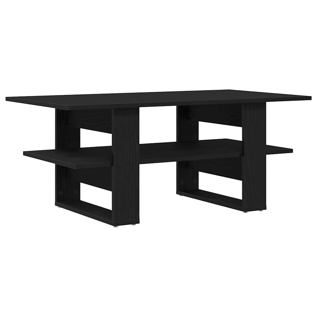 Mesa de centro carvalho preto 102 x 55 x 42 cm