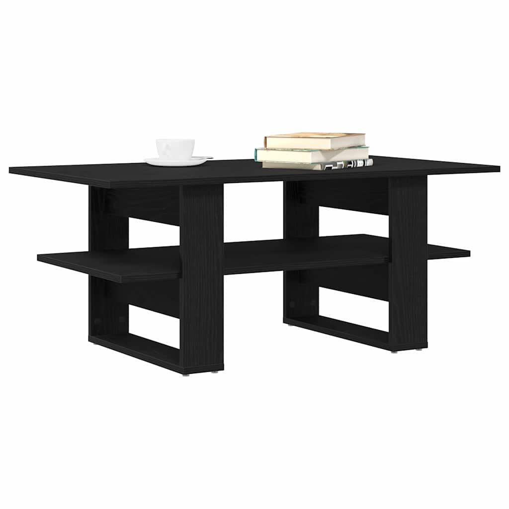 Mesa de centro carvalho preto 102 x 55 x 42 cm
