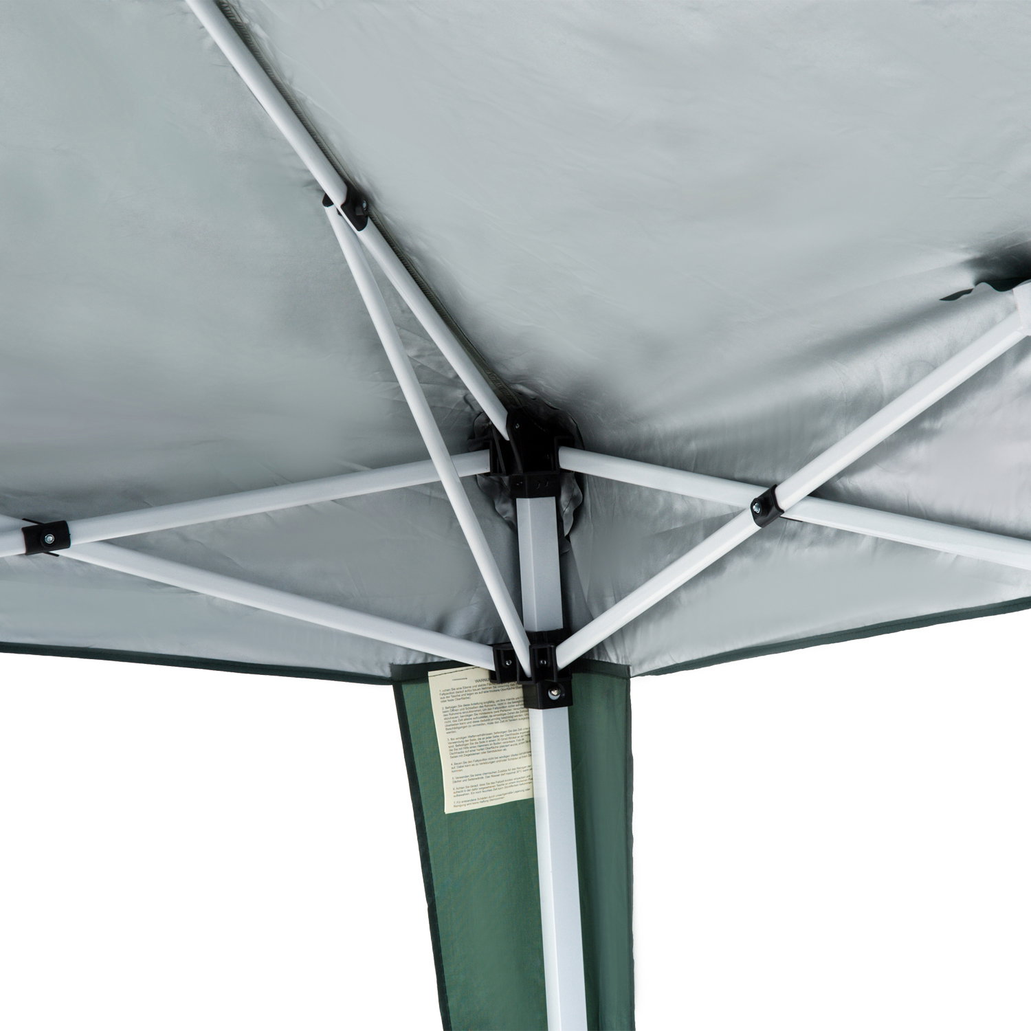 Tenda dobrável tenda com desenho pop up para jardim campismo festas eventos aço e oxford 297x297x250 cm verde