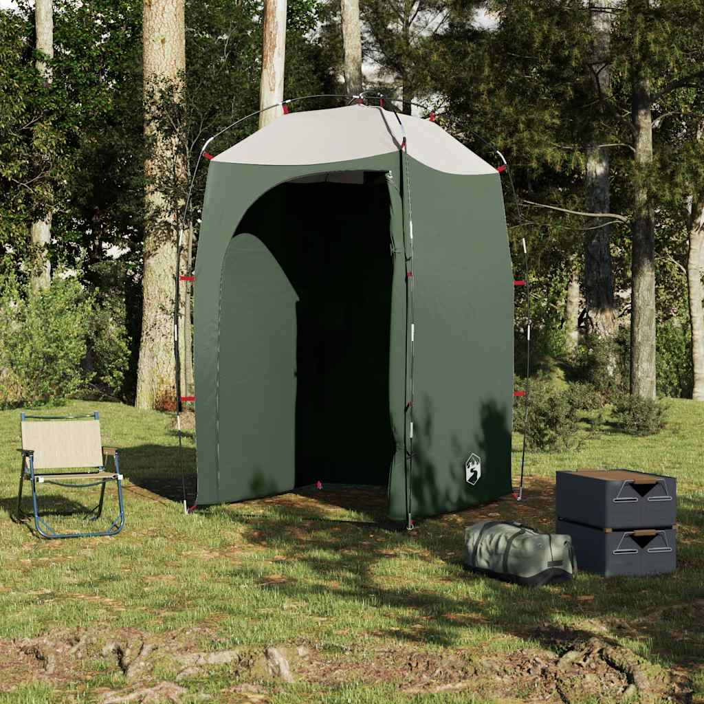 Tenda para duche impermeável verde