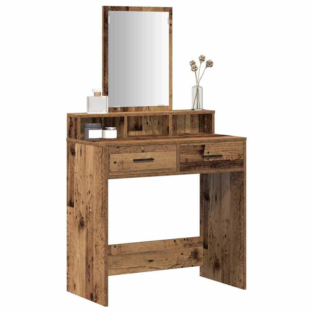 Mesa de vestir madeira antiga 79 x 41 x 140 cm