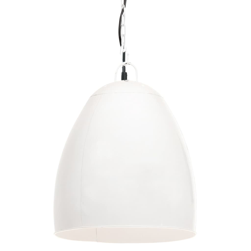 Candeeiro teto industrial redondo 25 w 42 cm e27 branco