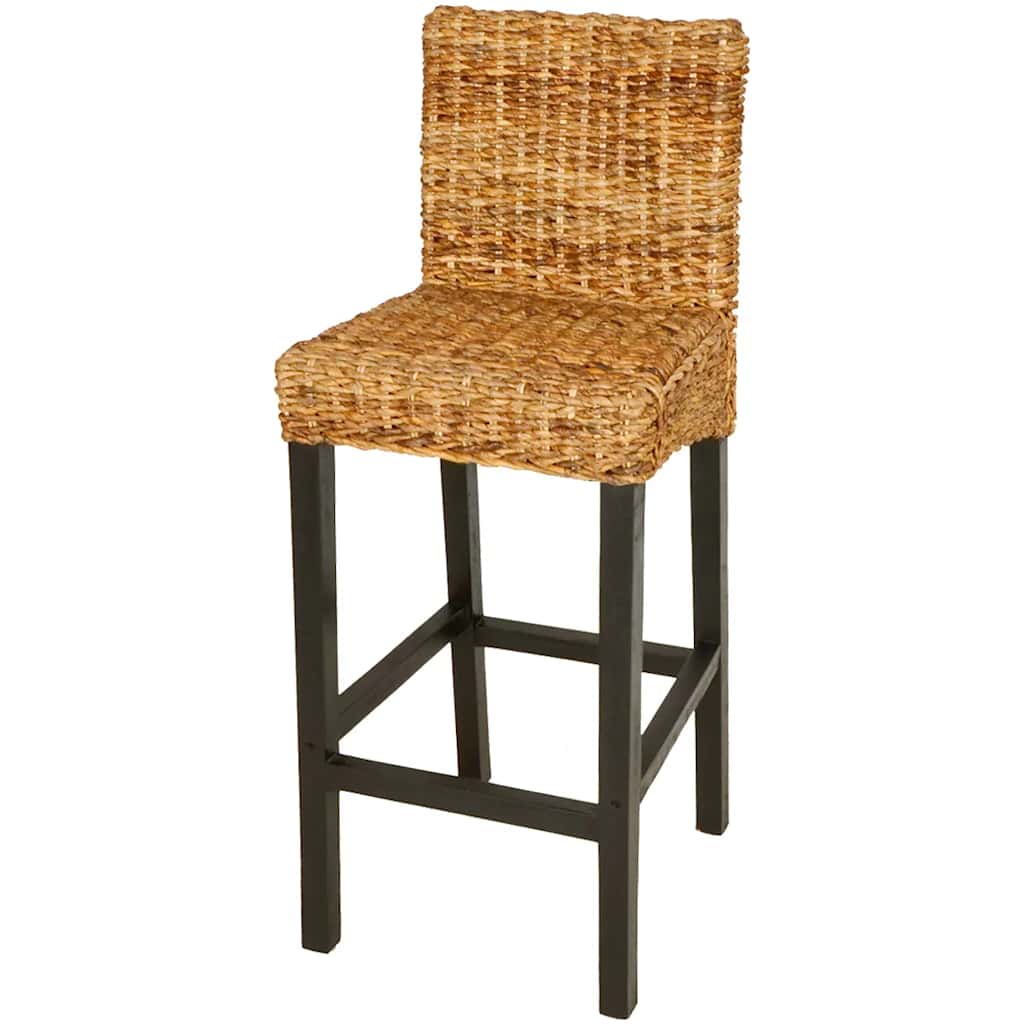 Cadeiras de bar 2 pcs abacá