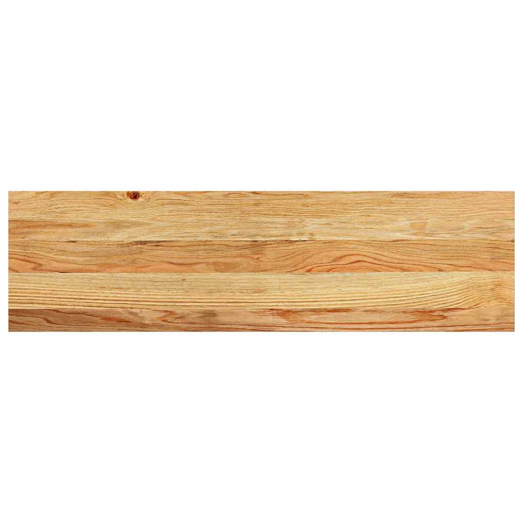 Tapetes de escada 2 pcs 90x25x2 cm carvalho castanho-claro