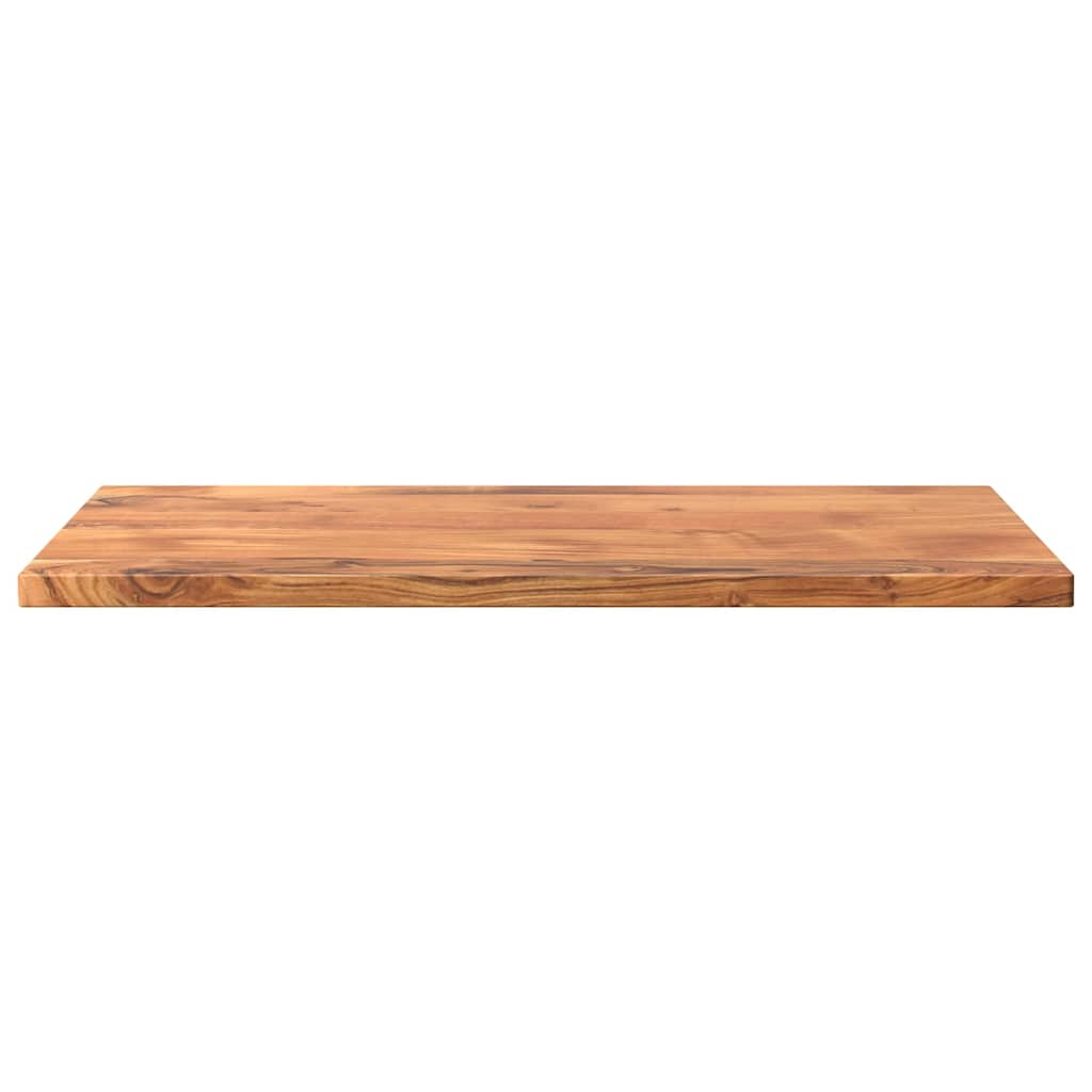 Tampo de mesa retangular 80x60x3,8 cm madeira de acácia maciça