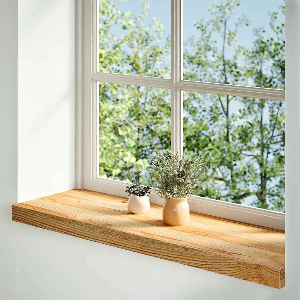 Soleiras da janela 2 pcs 70x25x2 cm carvalho castanho-claro
