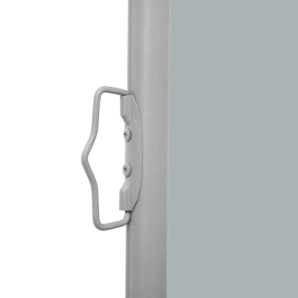 Toldo lateral retrátil, 160 x 600 cm, cinzento