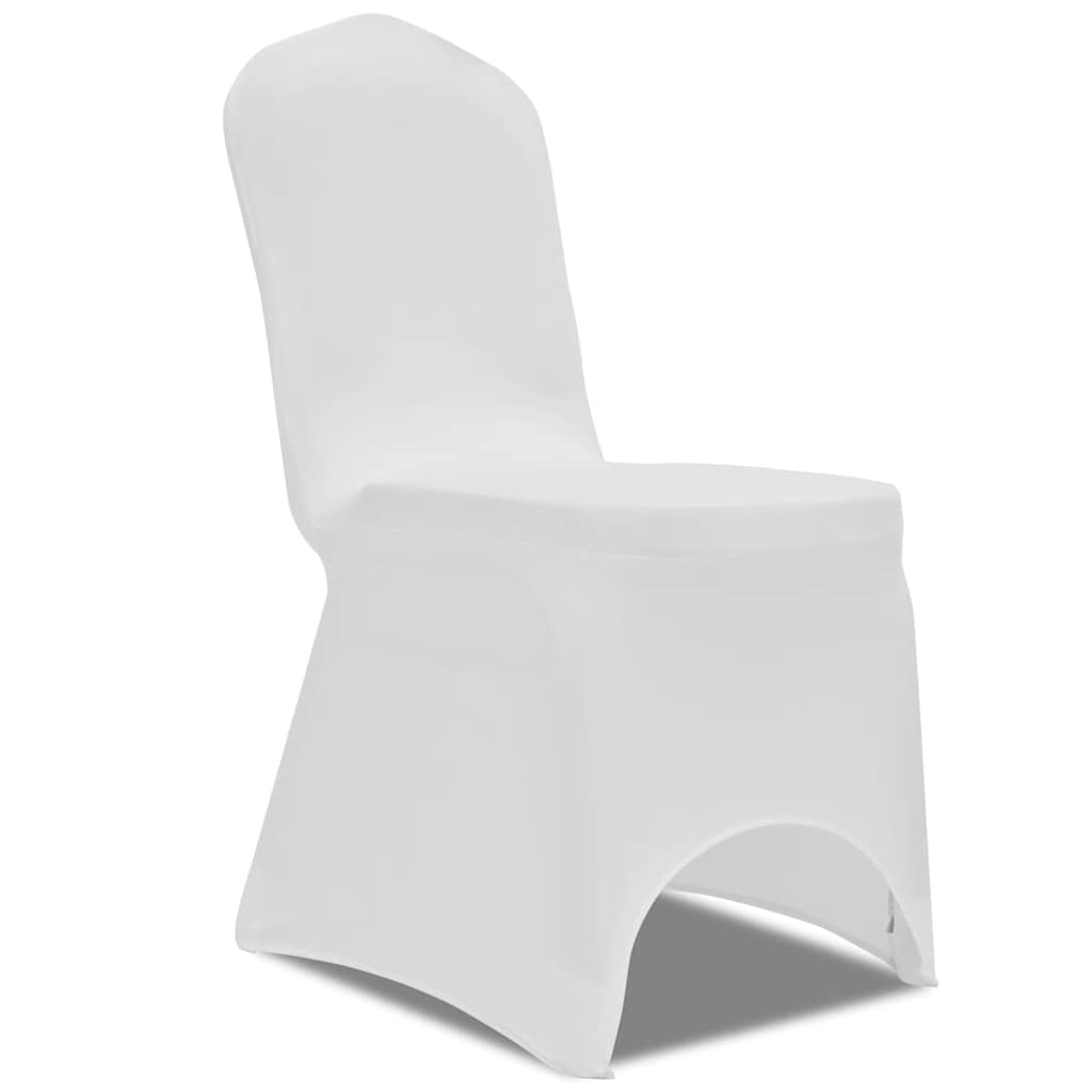 Capa extensível para cadeira 4 pcs branco