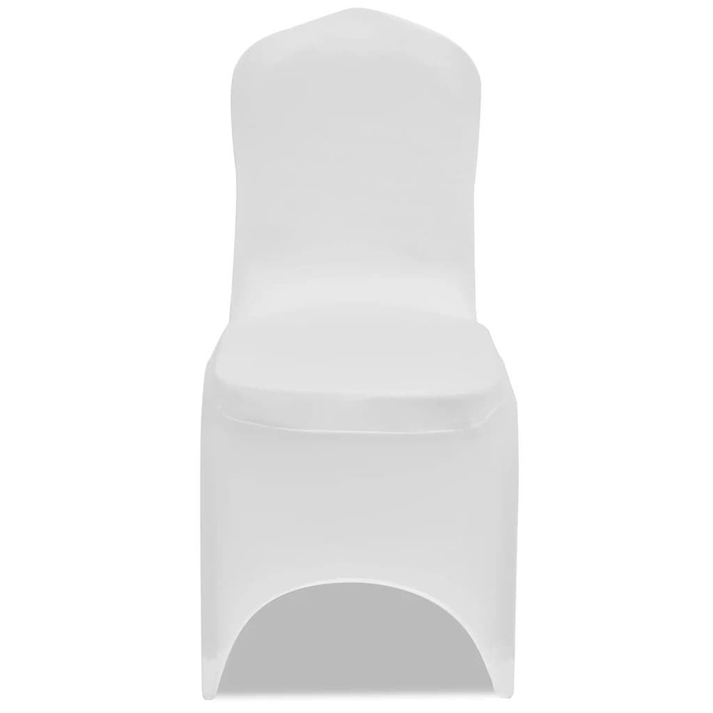 Capa extensível para cadeira 4 pcs branco