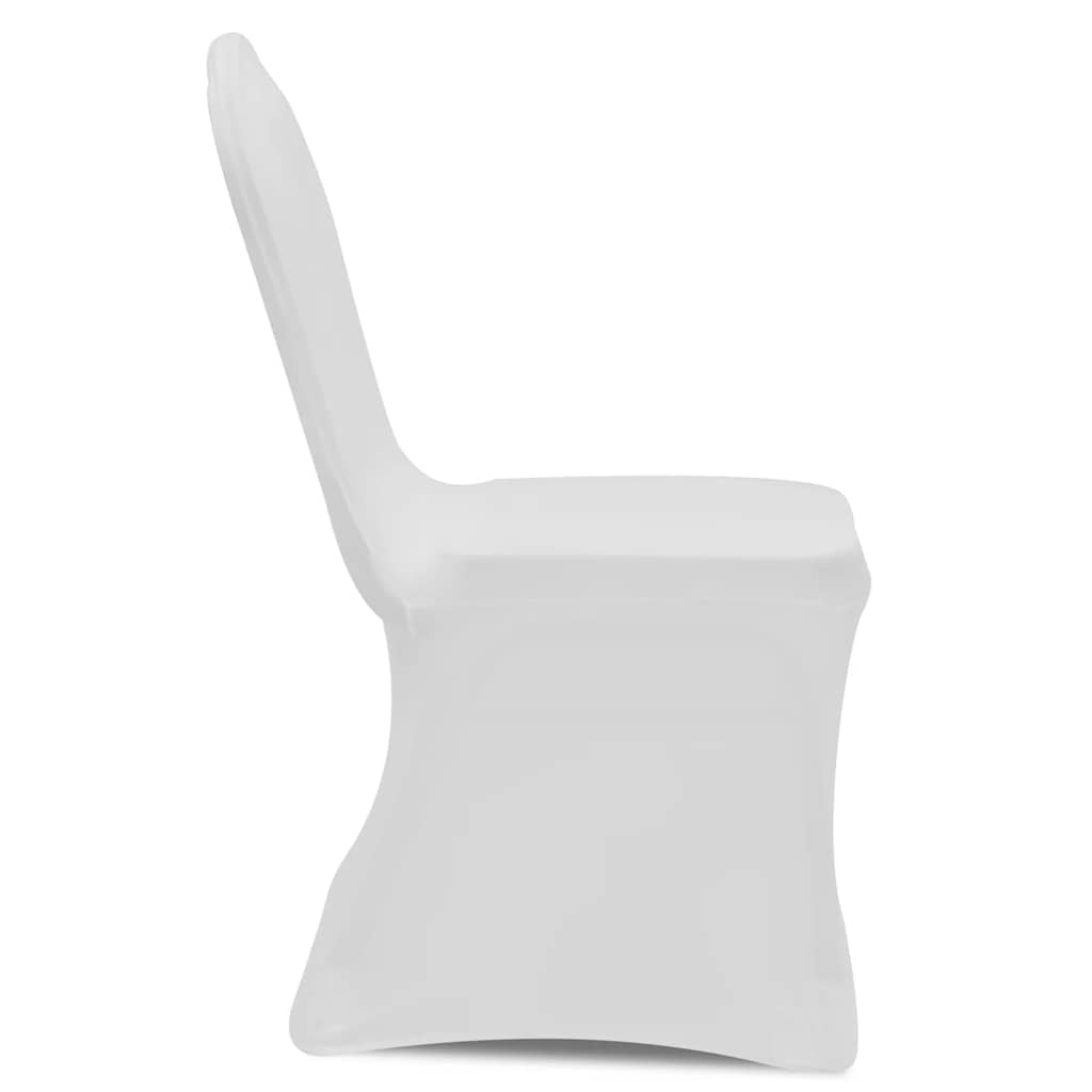 Capa extensível para cadeira 4 pcs branco
