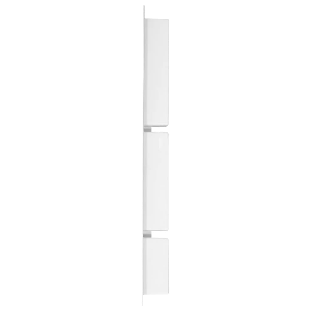 Habitáculo chuveiro c/ 3 compartim. 41x99x9 cm branco brilhante