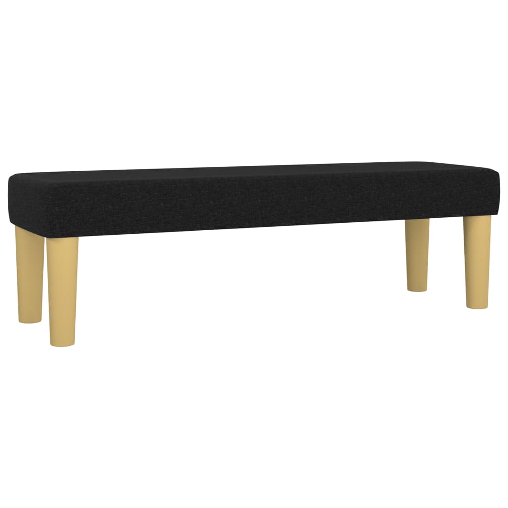 Banco 100x30x30 cm tecido preto