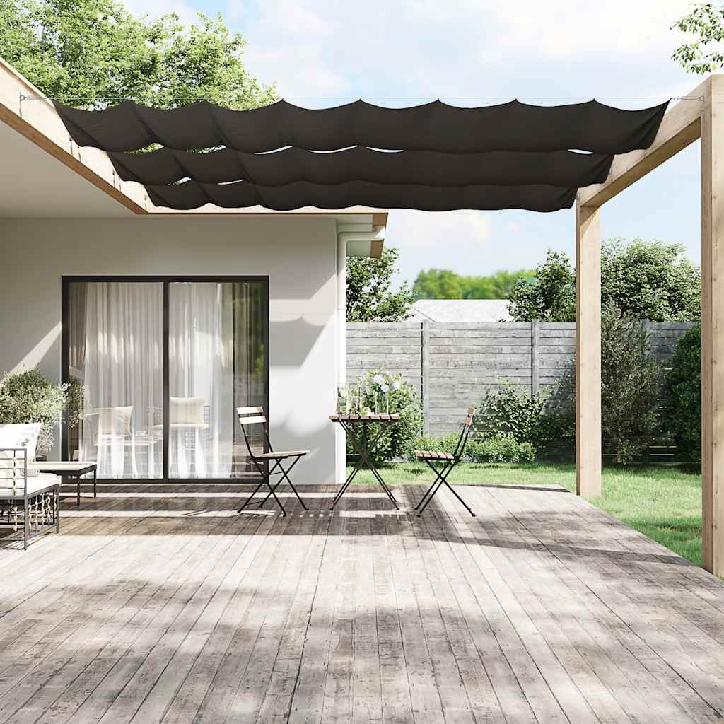 Toldo vertical 140x600 cm tecido oxford antracite