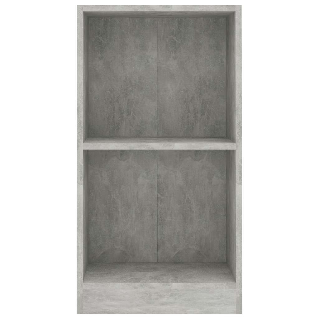 Estante 40x24x75 cm derivados de madeira cinzento cimento