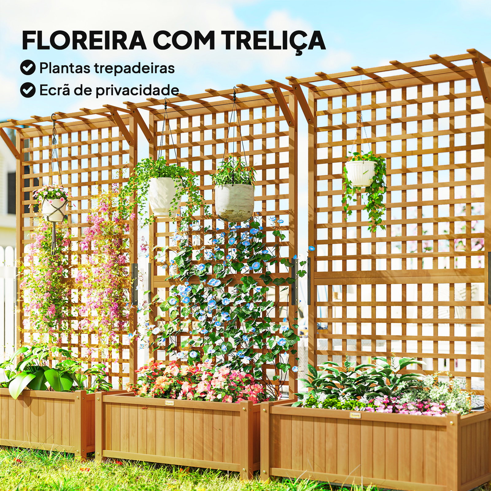 Armário de exterior em madeira com tampo de aço galvanizado prateleira 2 portas para armazenamento de ferramentas 79x43x92 cm madeira