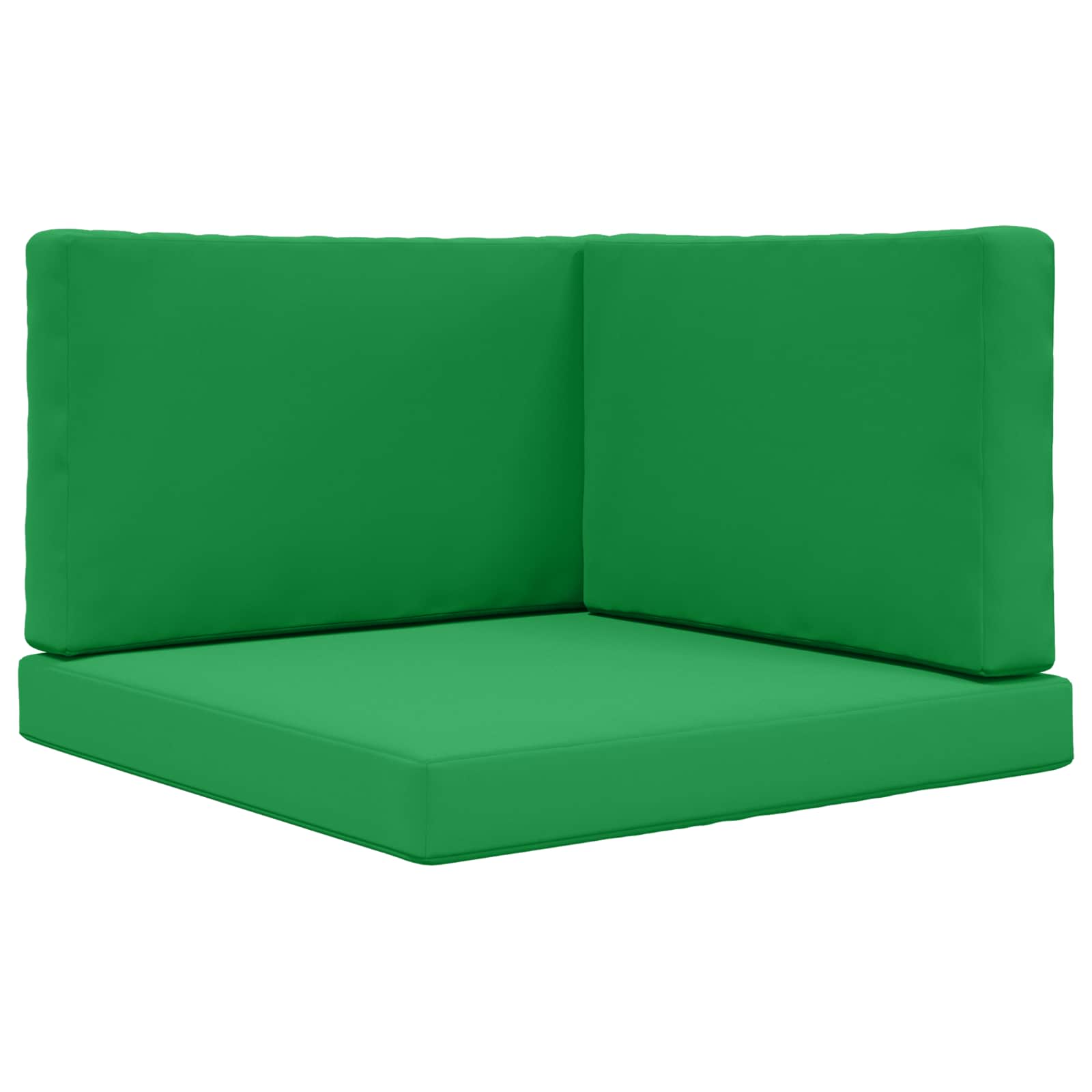Almofada para sofá externo poliéster verde 80 x 80 x 8 cm