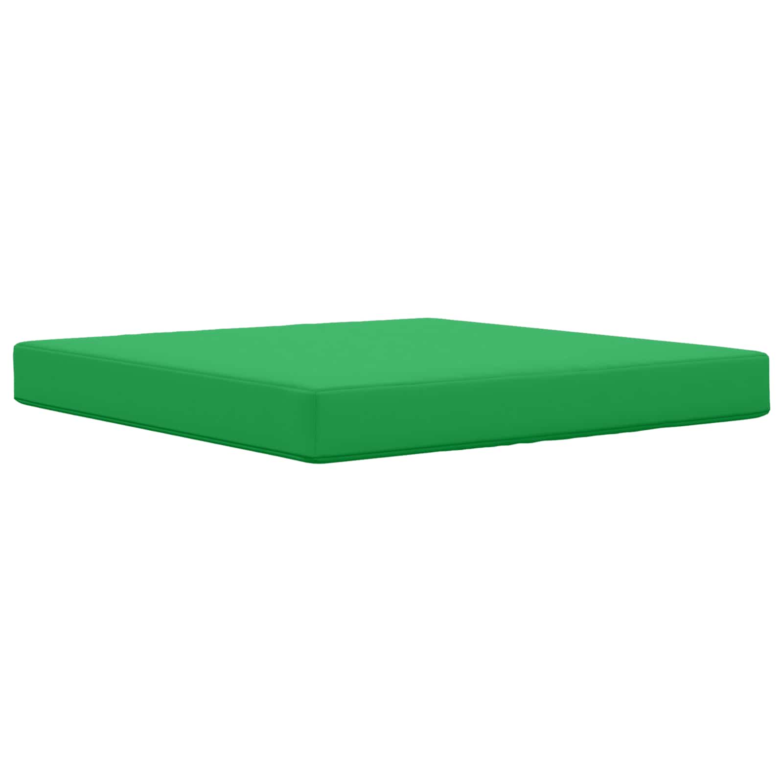 Almofada para sofá externo poliéster verde 80 x 80 x 8 cm