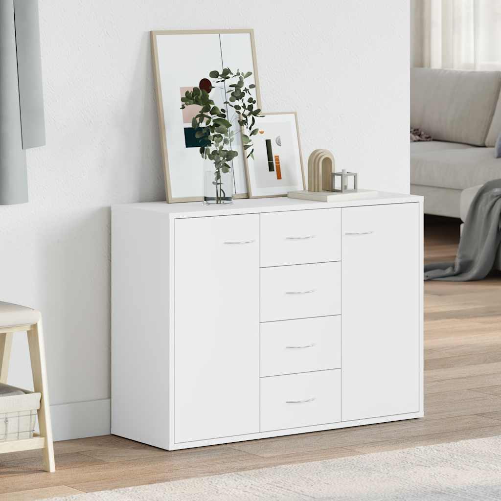 Aparador 88x30x65 cm contraplacado branco