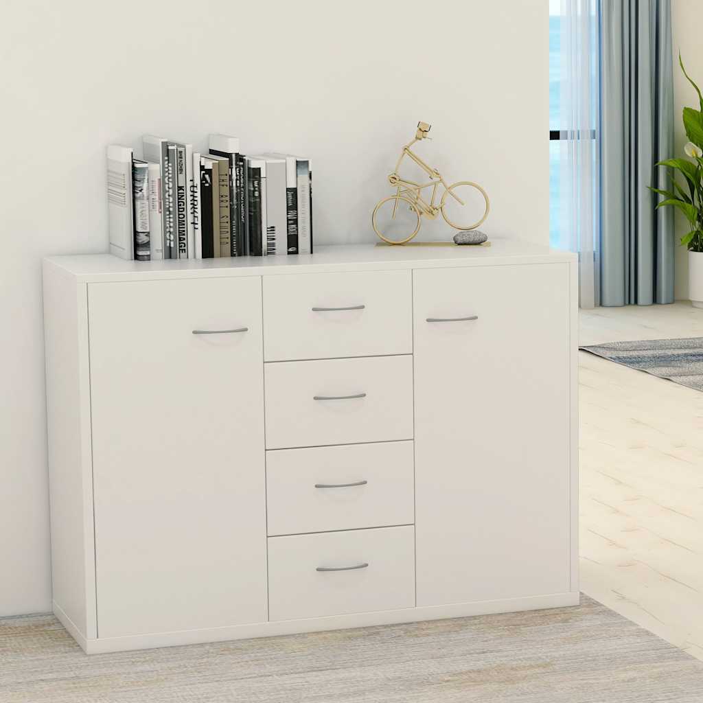 Aparador 88x30x65 cm contraplacado branco