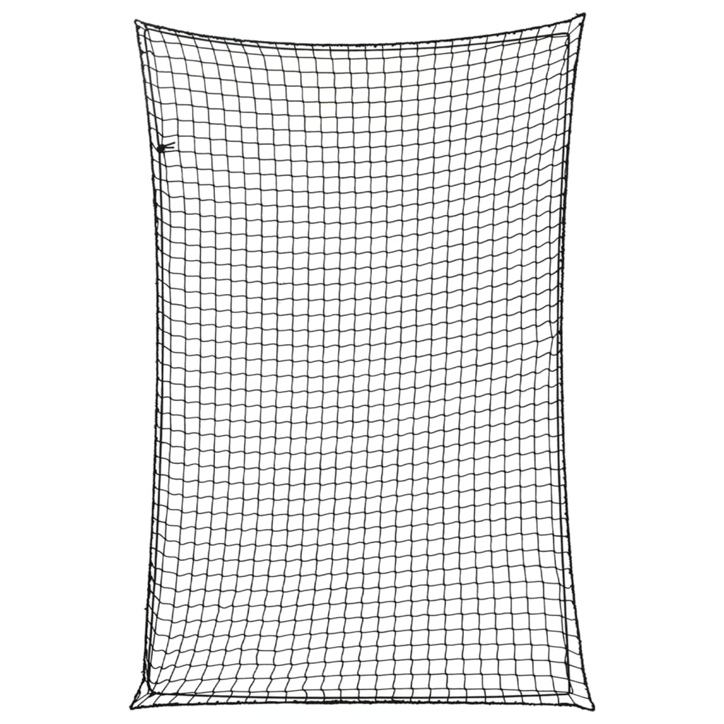 Rede para reboque com corda elástica 3x2 m PP preto