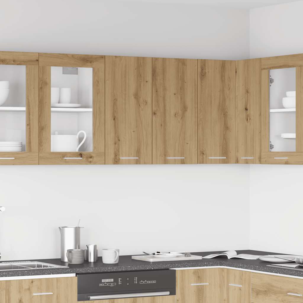 Armário de parede de cozinha “lyon” artisan oak 60x31x60 cm