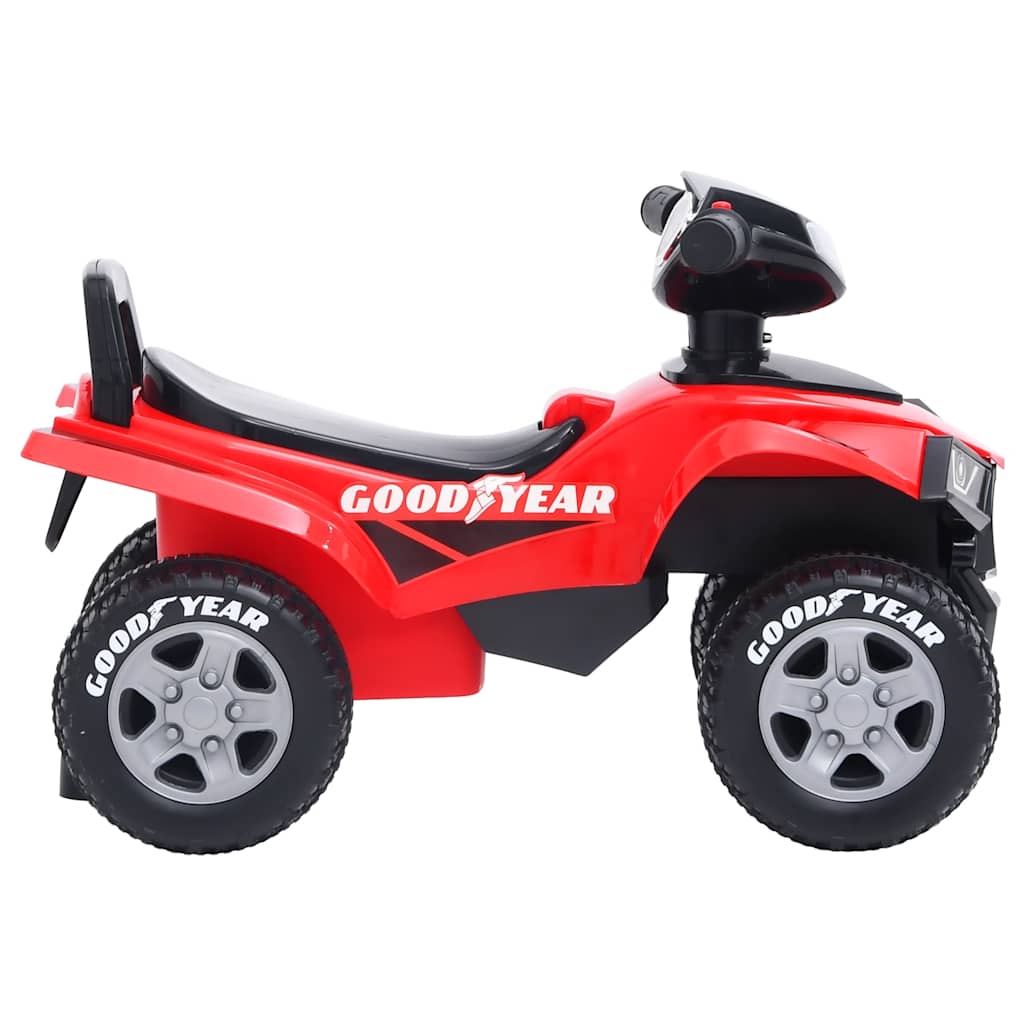 Moto-quatro infantil good year vermelho