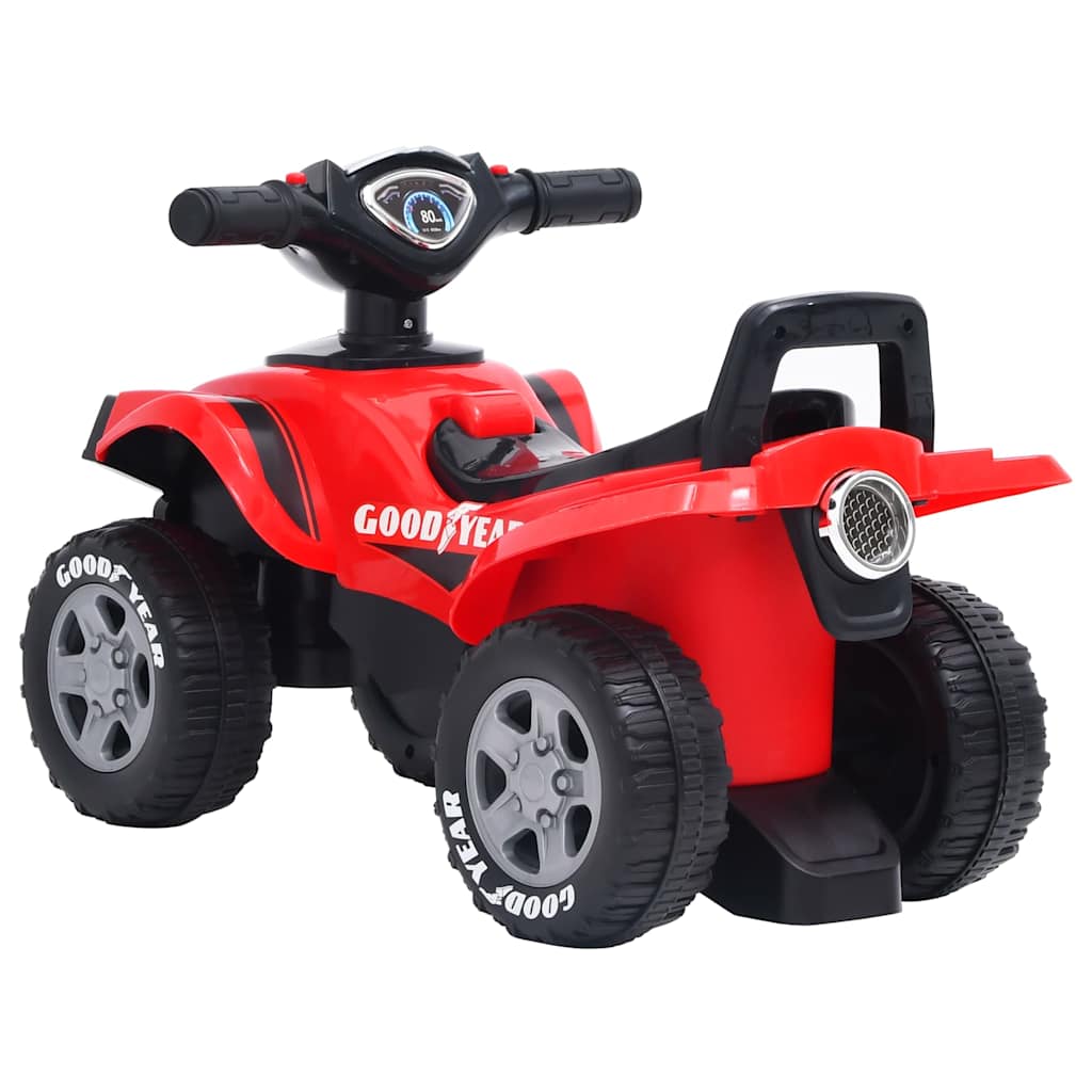 Moto-quatro infantil good year vermelho