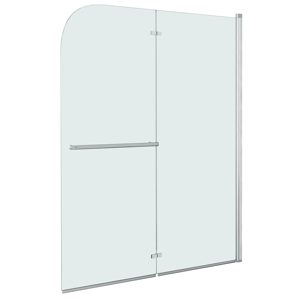 Divisória de chuveiro dobrável 2 painéis esg 95x140 cm