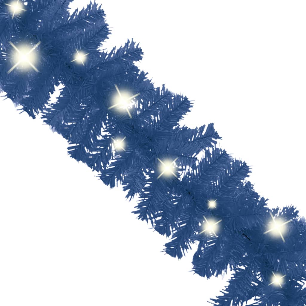 Grinalda de natal com luzes LED 10 m azul
