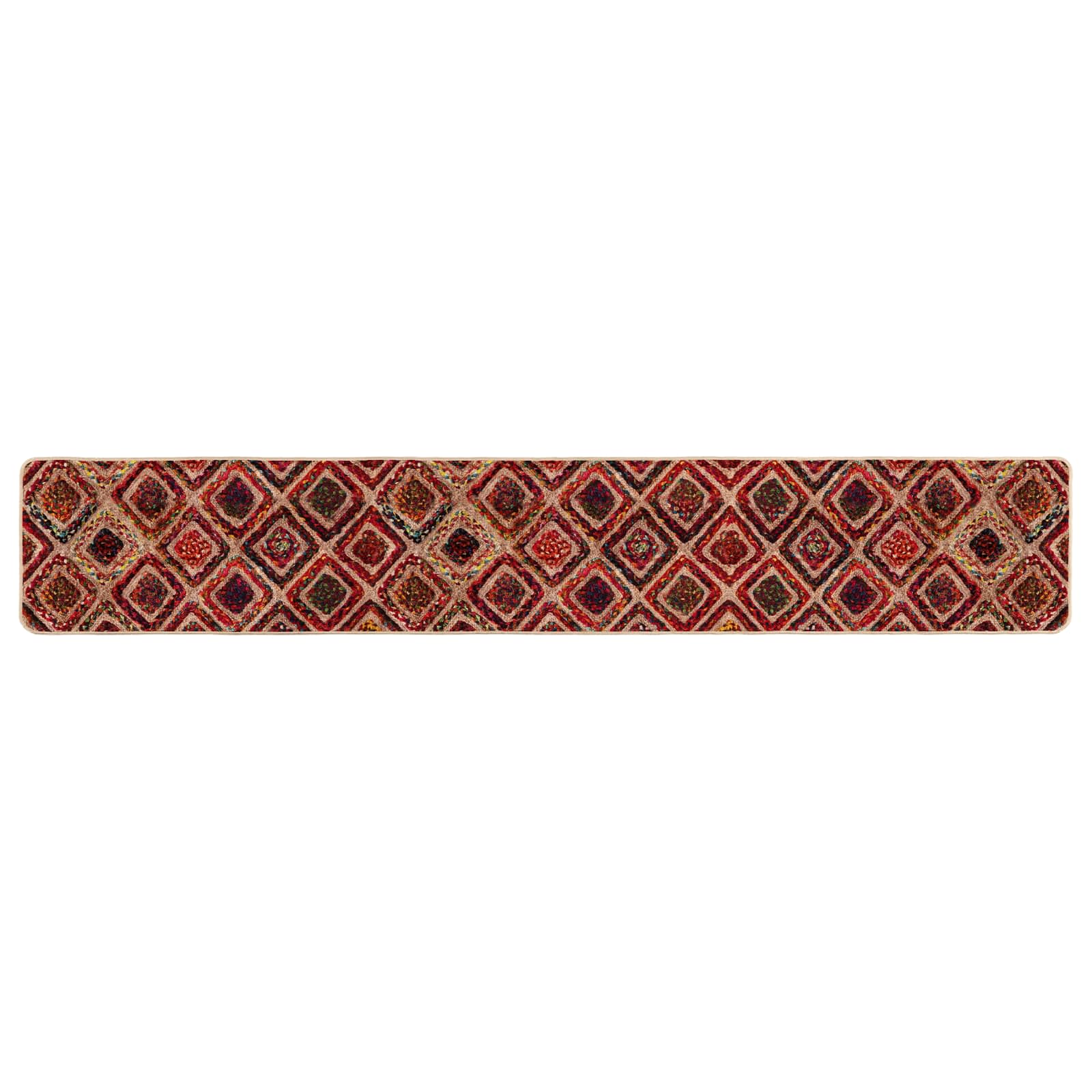 Passadeira marsa multicolor 50 x 450 cm poliéster e PVC