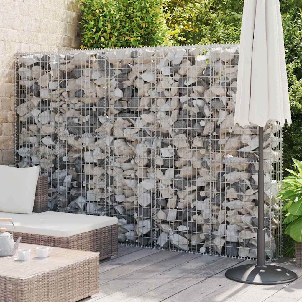Muro gabião com tampas aço galvanizado 300x30x200 cm