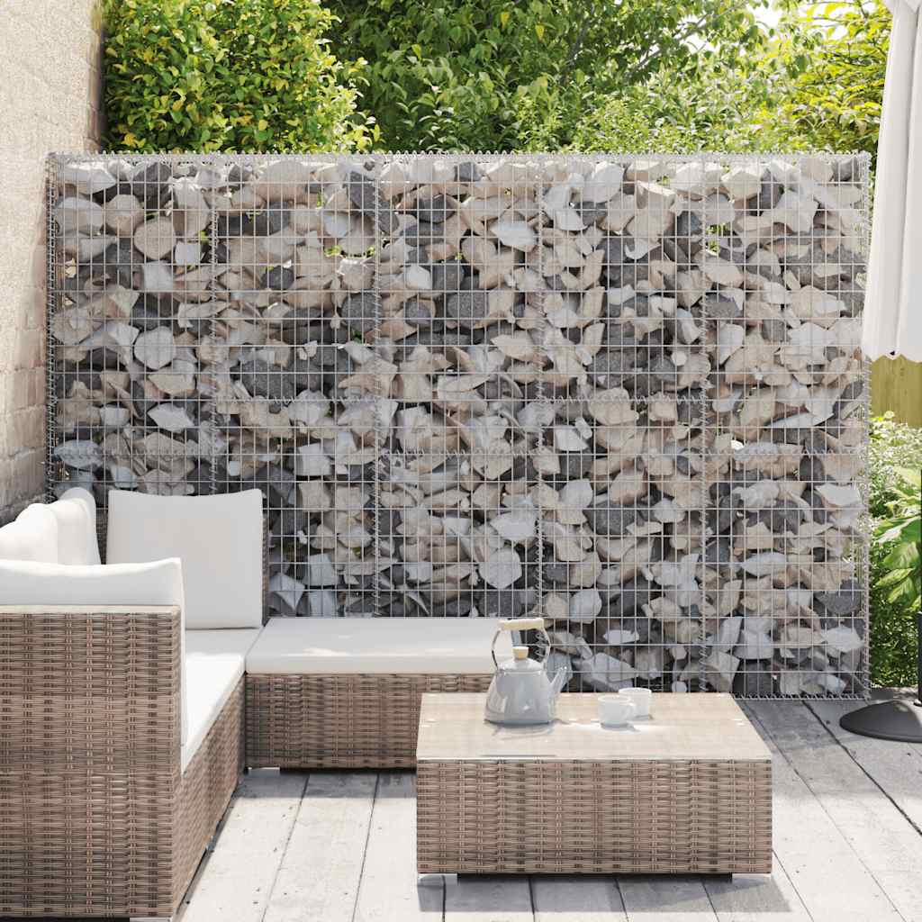 Muro gabião com tampas aço galvanizado 300x30x200 cm