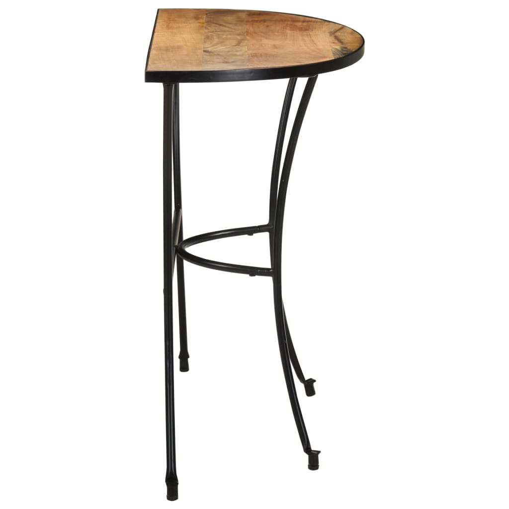 Mesa de apoio 110x40x77 cm madeira de mangueira maciça