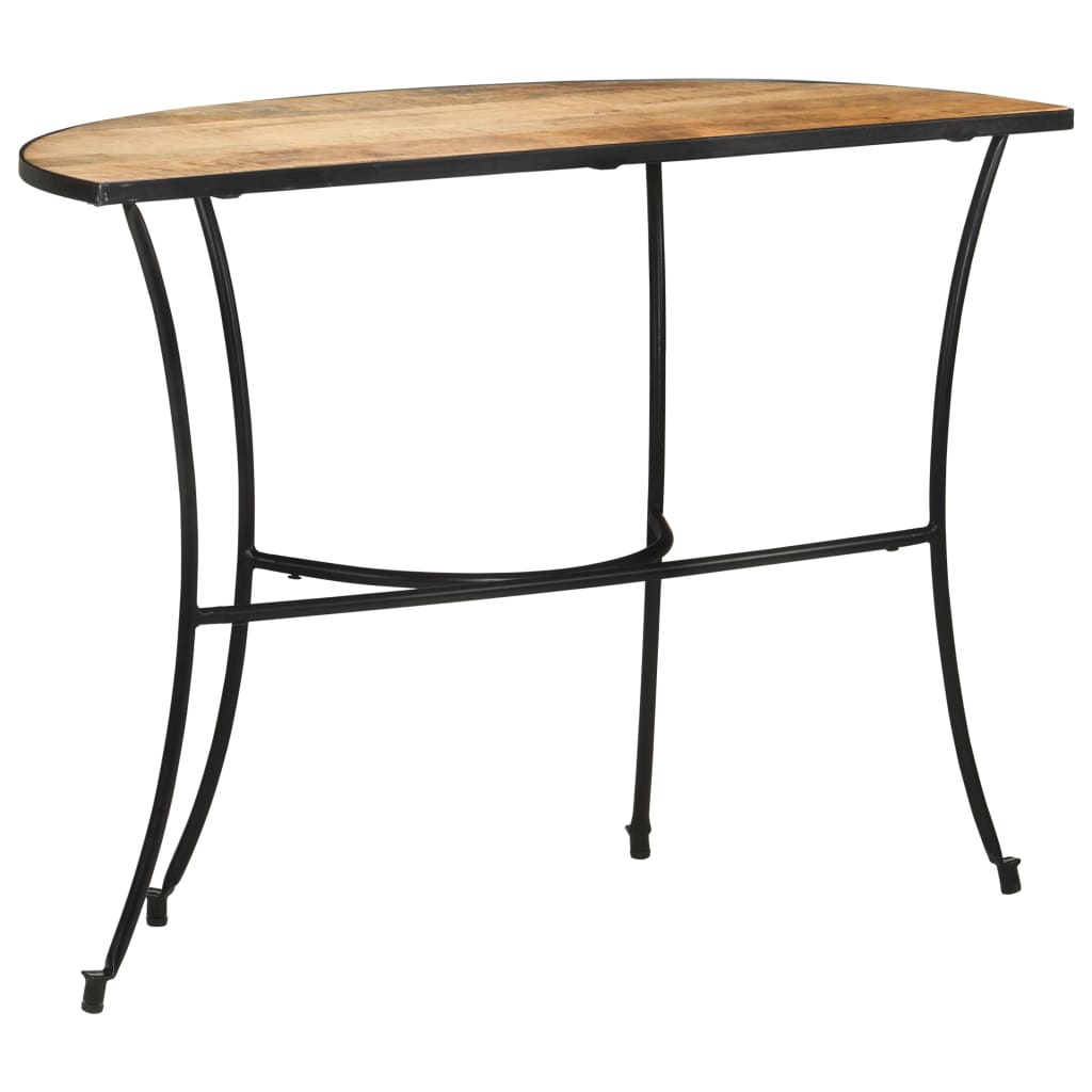 Mesa de apoio 110x40x77 cm madeira de mangueira maciça