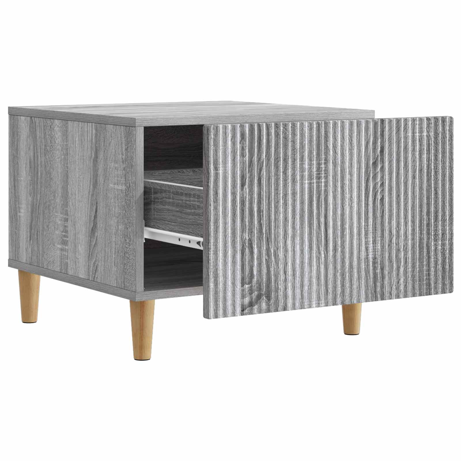 Mesa de centro com gaveta sonoma cinzento 49 x 50 x 40 cm