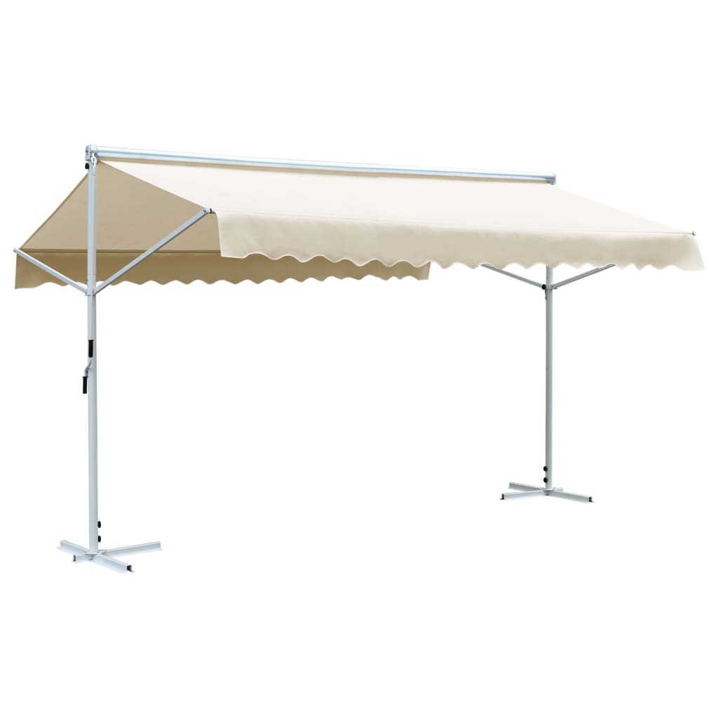 Toldo de pé 500x300 cm creme