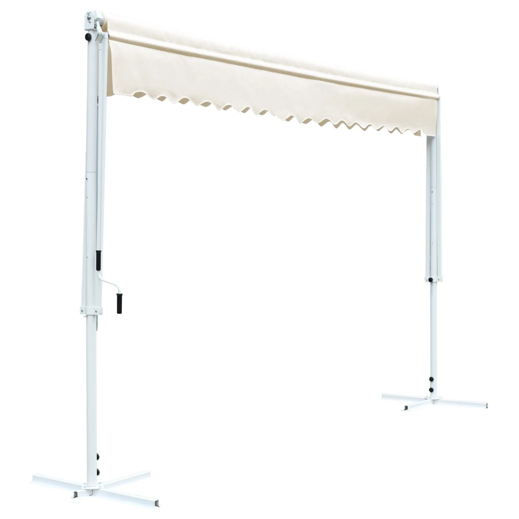 Toldo de pé 500x300 cm creme