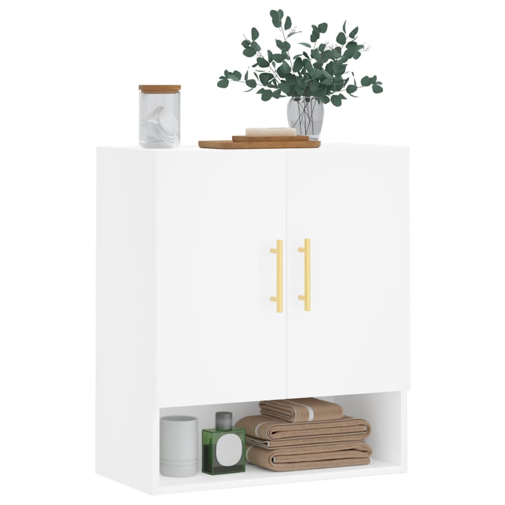 Armário parede 60x31x70 cm derivados de madeira branco