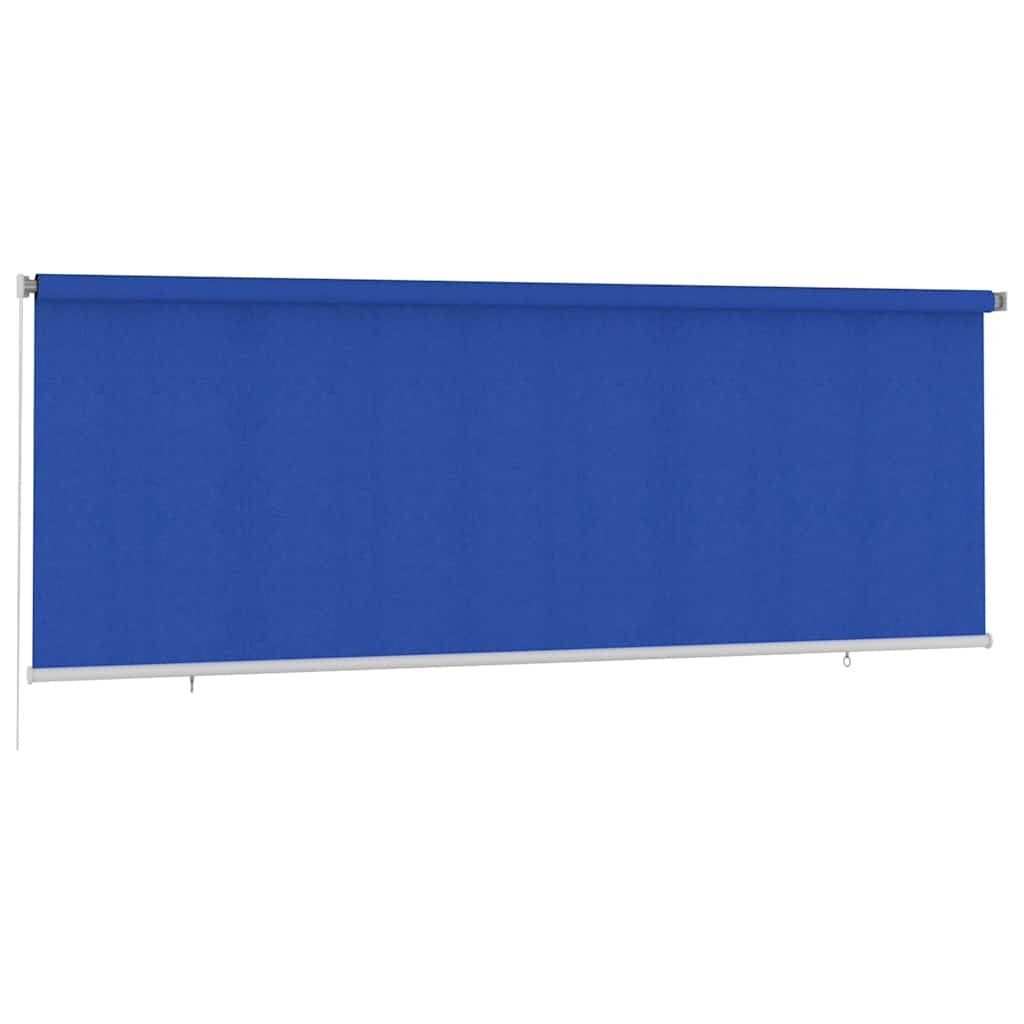 Estore de rolo para exterior 405 (l) x 140 (a) cm azul HDPE