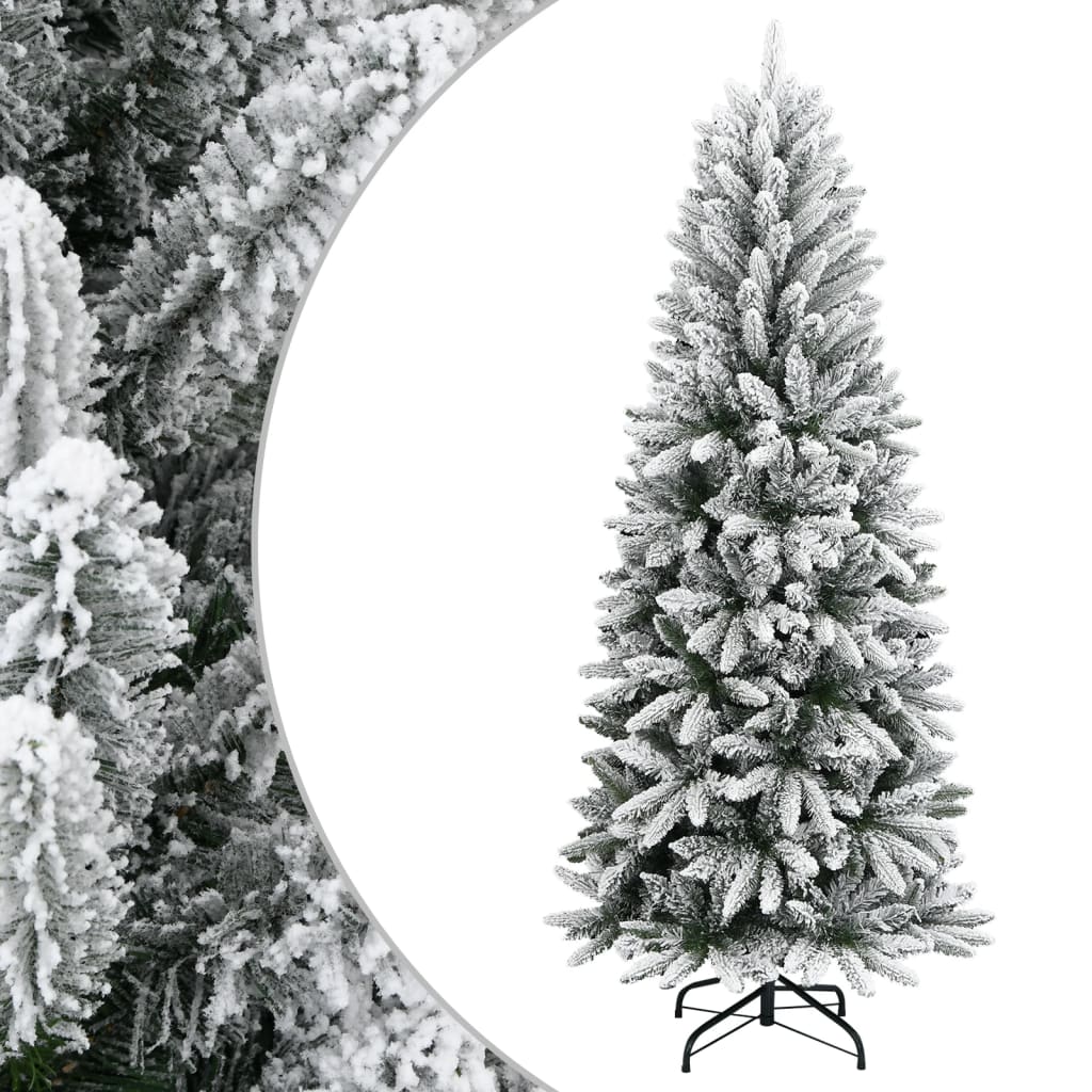 Árvore de natal artificial com neve PVC & PE 240 cm