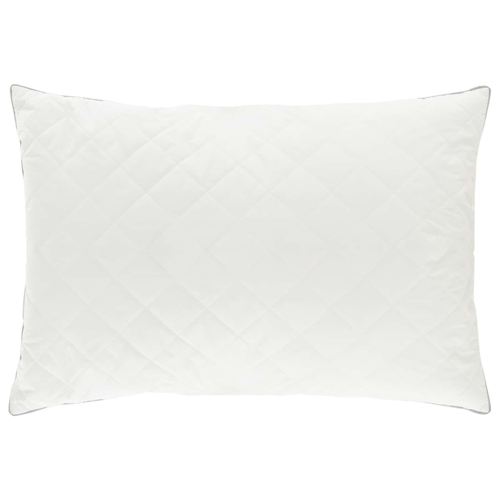 Almofada fulda 40 x 80 cm 100% plumas de ganso e penas branco