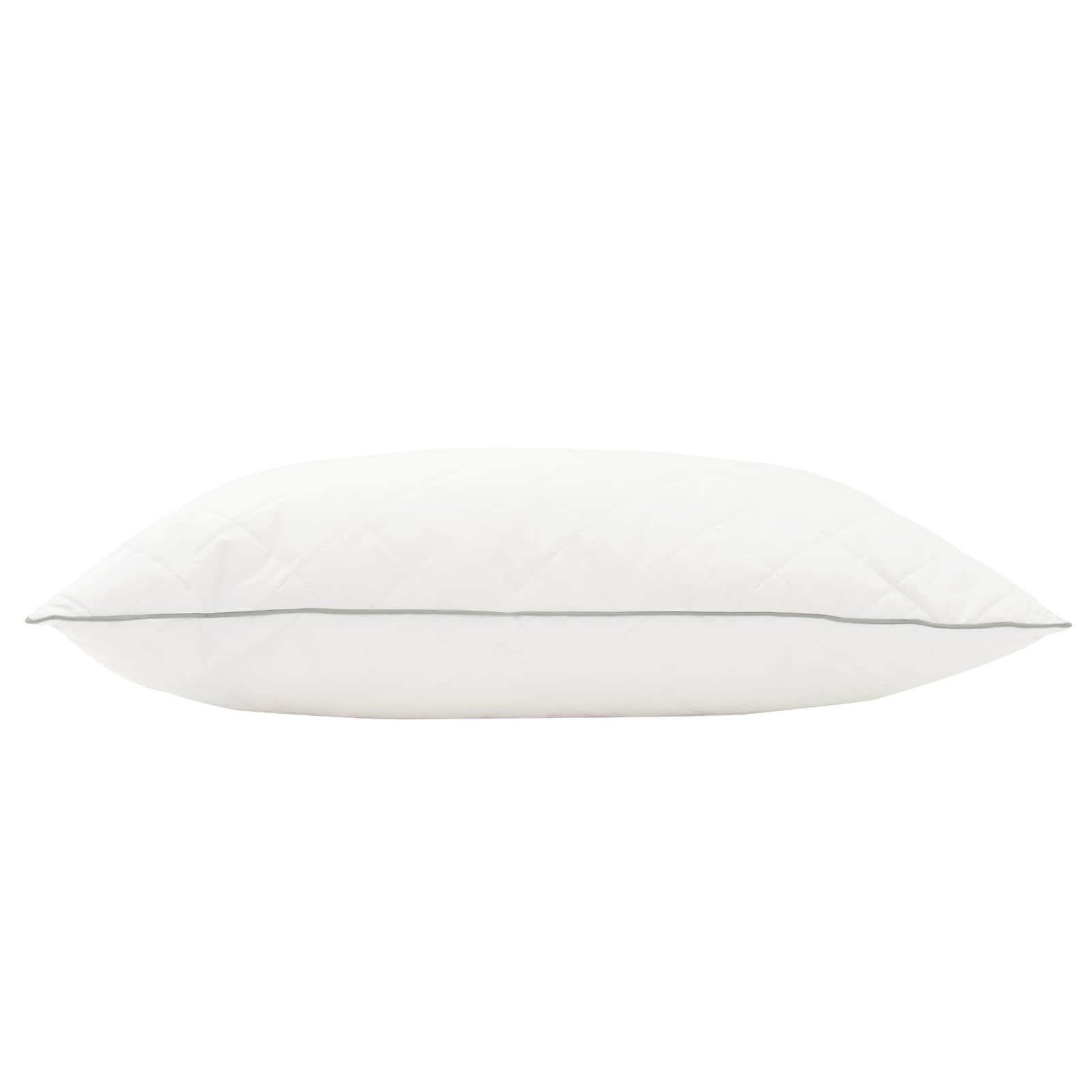 Almofada fulda 40 x 80 cm 100% plumas de ganso e penas branco