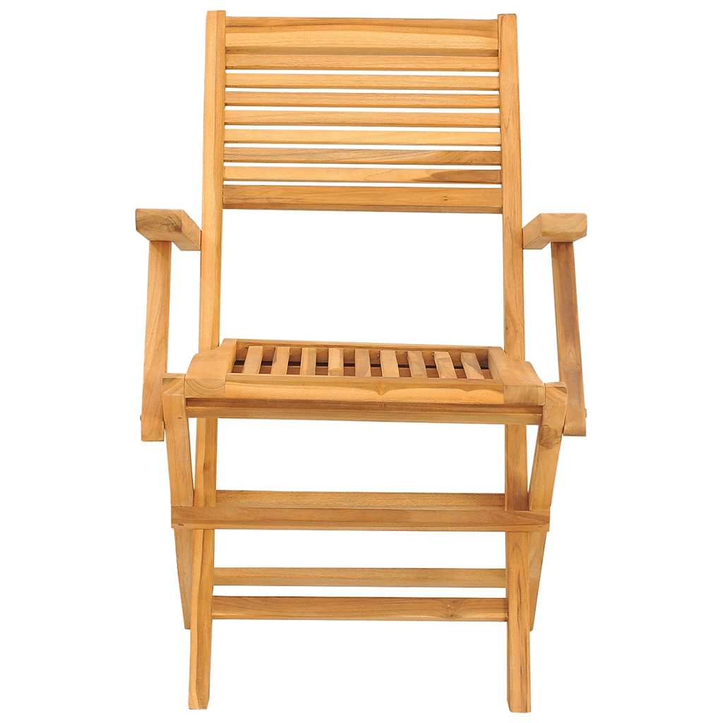 Cadeiras de jardim dobráveis 2 pcs 55x62x90 cm teca maciça