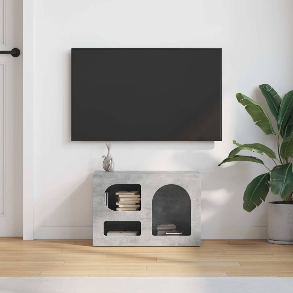 Gabinete para TV elst 60 x 35 x 40 cm cinzento