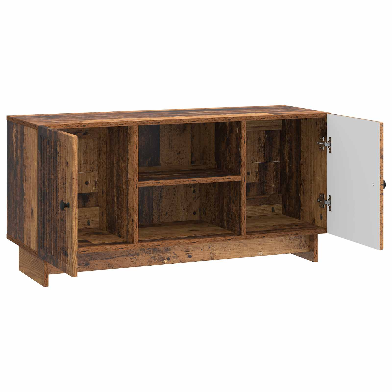 Gabinete para TV 102 x 34,5 x 50 cm madeira antiga